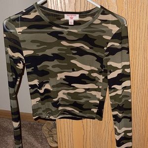 camo true religion shirt